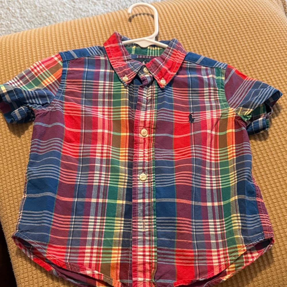 Polo by Ralph Lauren Multicolor Plaid Kids Shirt